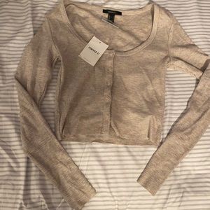 forever 21 cropped long sleeve